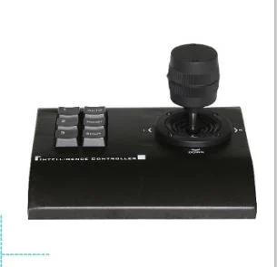 Controlador de teclado de câmera PTZ Alta velocidade PTZ/Câmera Dome 3D Joystick Mini fuselagem Rede PTZ Teclado controlador DV 12V Fonte de alimentação